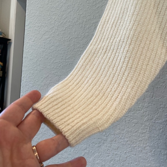 Vintage Silk & Rabbit Hair Blend Vintage Soft Cozy Chunky Sweater Size Large - Picture 5 of 8